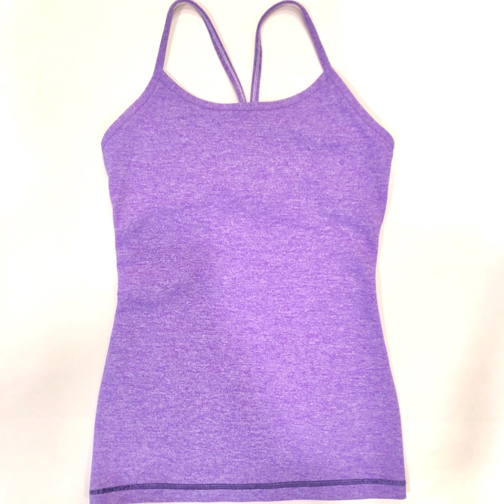 Ivivva Heathered Racer Back Tumblin Tank